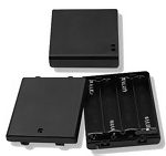 4 AA Battery Holder w/ Cover & Switch BH3411 - Image 2